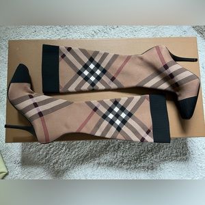 BURBERRY SOCK SHOES BOOT! BRAND NEW WITH BOX!